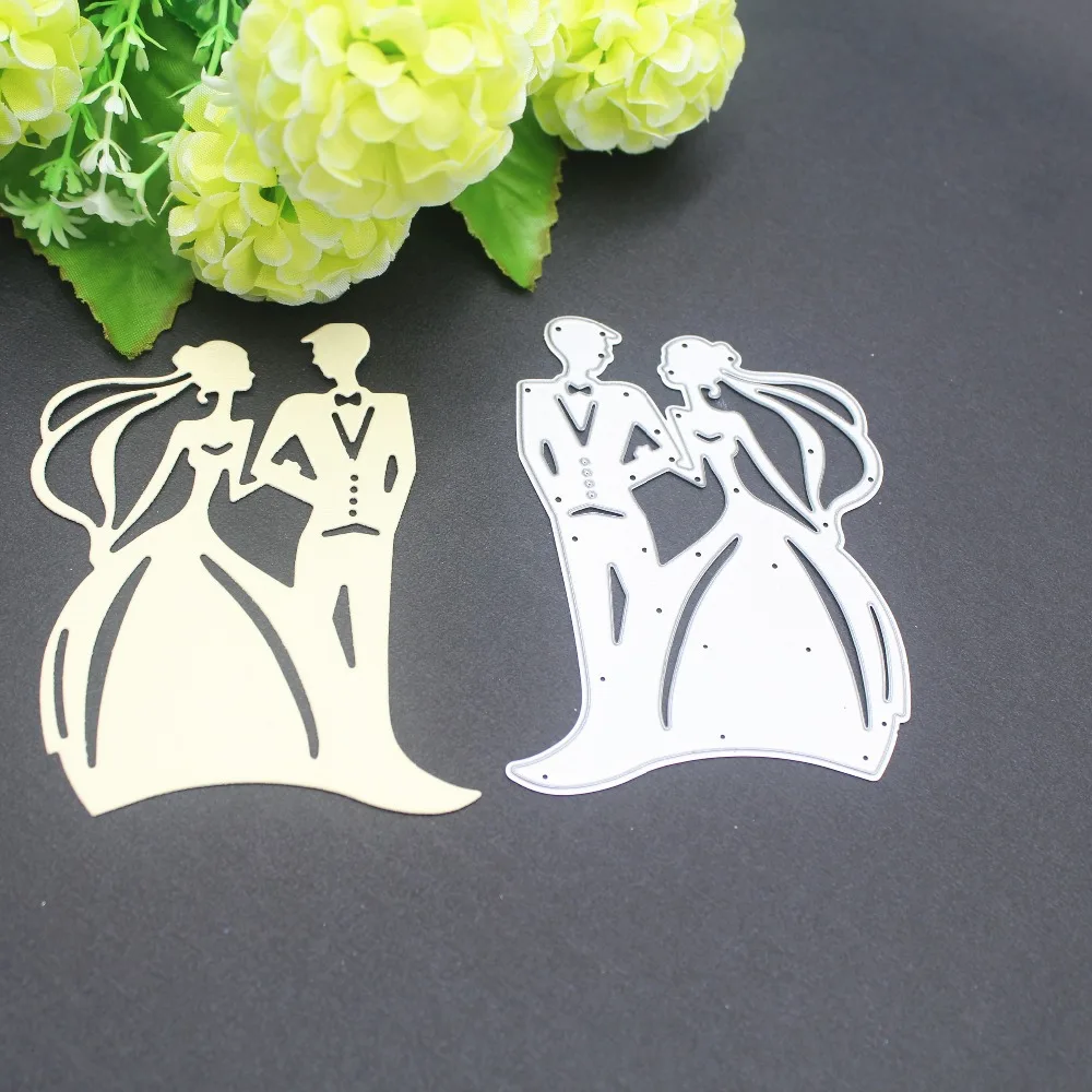 

wedding Making Scrapbook Greeting Card Decor Lace Hollow Frame Metal Cutting Dies Stencil Frame Embossing Template