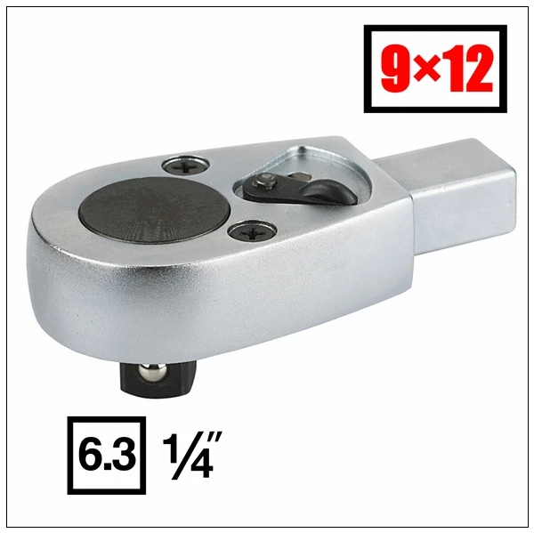 MXITA открытый Моментный ключ с храповым механизмом вставные головки Инструменты 9X12 14X18 - Цвет: Серебристый