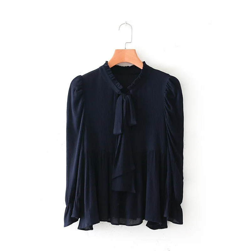 JIASIYUN Autumn Spring Fashion Women Sweet Ruffles Boetie O Neck Shirts Long Sleeve Blouse Casual Loose Tops JIASIYUN Autumn Spring Fashion Women Sweet Ruffles Boetie O Neck Shirts Long Sleeve Blouse Casual Loose Tops