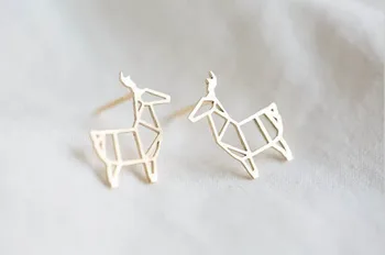 

WJZB exclusive women's fashion hollow out deer stud earrings