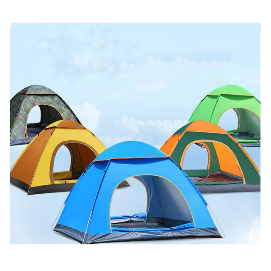 

Quick Automatic Opening Outdoor Climbing Camping Camouflage Tent Spring Summer Autumn Tent 200*200*135cm Outdoor Travel tent