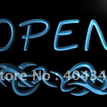 LK253 открыть татуировки Дисплей бар светодиодный неоновый свет знак домашнего декора ремесла