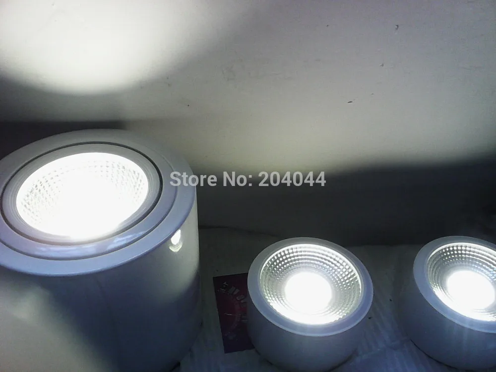 Светодио дный Светодиодный прожектор 10 шт./лот 12 Вт, вниз лампы поверхностного монтажа вниз огни, высокого качества оболочки, преимущества