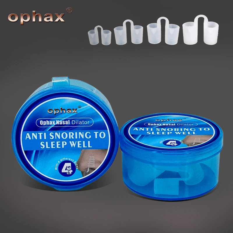 

OPHAX Snore Stopper Silicone Anti snoring Nasal Dilator Anti Snore Device Nose Clip Sleep Aid Equipment Stop Snoring Health