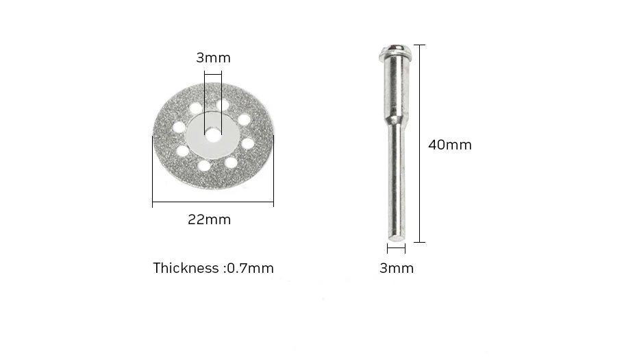 Tungfull dremel аксессуары Алмазный шлифовальный круг пила мини циркулярная пила режущий диск dremel роторный инструмент алмазный диск 6x22 мм