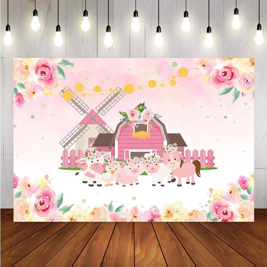 farm animal baby shower decorations