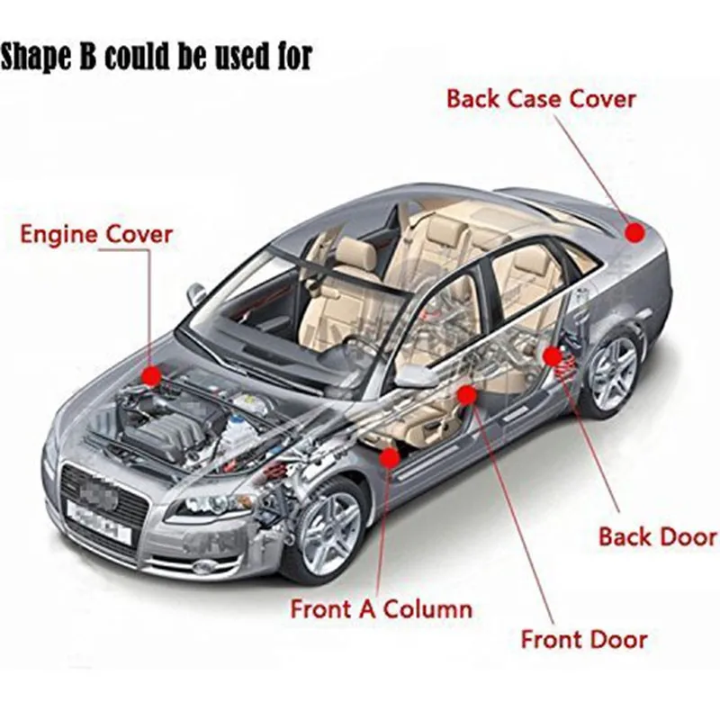 4 метра уплотнение двери автомобиля звукоизоляция автомобиля уплотнительная прокладка для двери резиновый уплотнитель края отделка