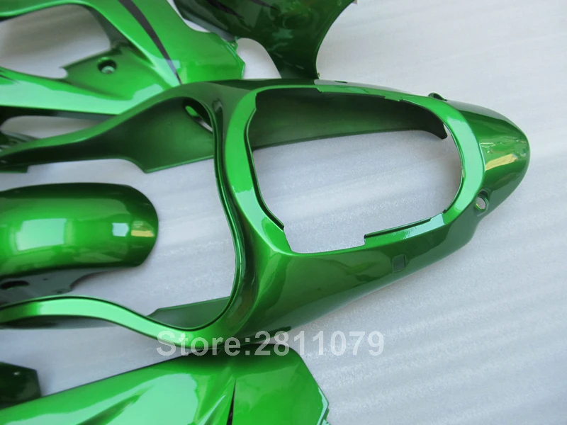 Лидер продаж комплект обтекателей формы для Kawasaki ninja ZX9R 2000 2001 зеленого и черного