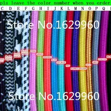 10 метров красный цвет 2 ядра 0,75 мм2 текстильный Электрический провод винтажный шнур для лампы плетеный провод