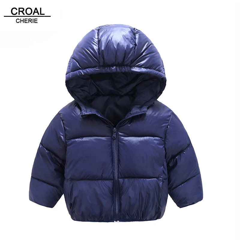 CROAL CHERIE/детская зимняя куртка для девочек ростом 70 120 см пальто с капюшоном