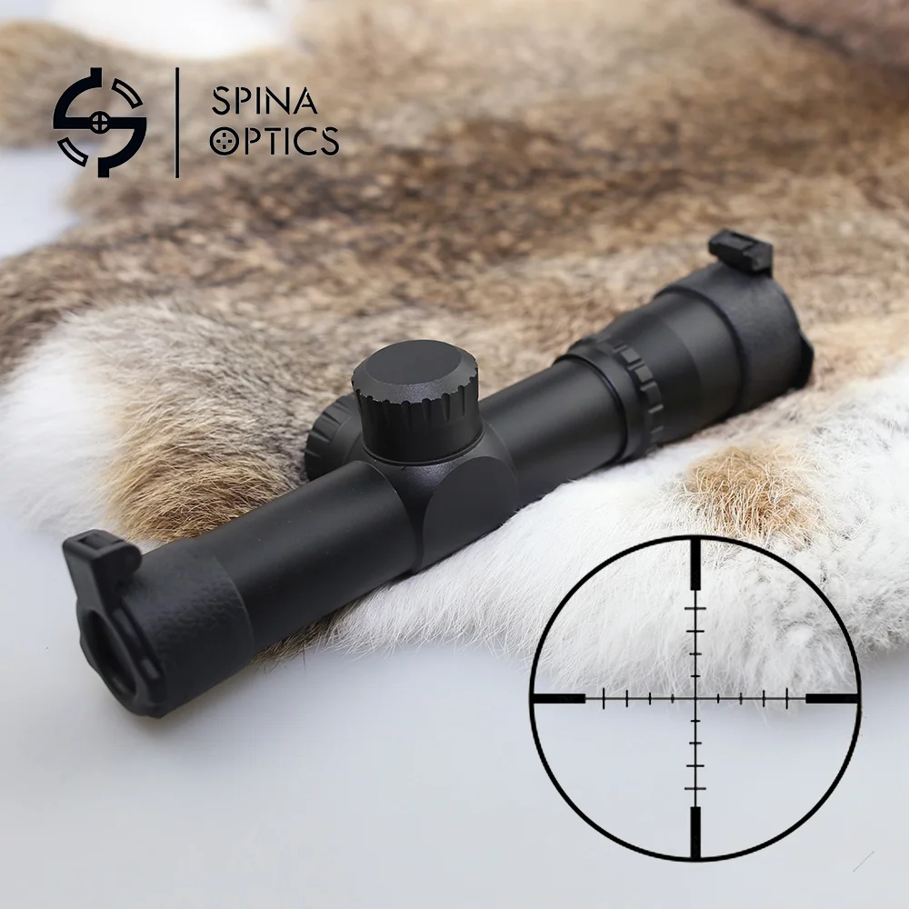 

SPINA 4.5x20 1 Inch Hunting Riflescopes Shooting Optical Sight P4 Reticle With Flip-open Lens Caps and Rings