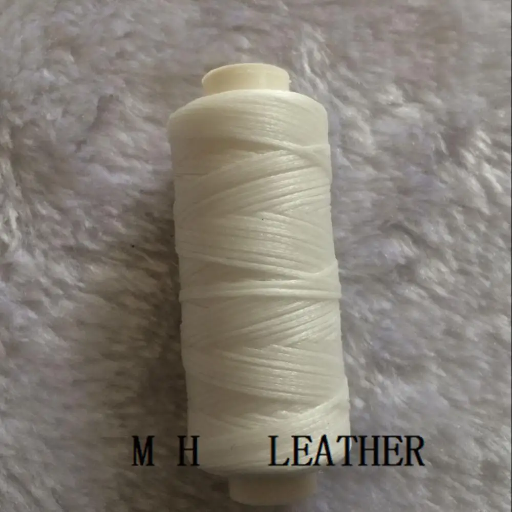 JH002 1,0 мм 50 метров длинная плоская вощеная нить для шитья кожи - Цвет: 1