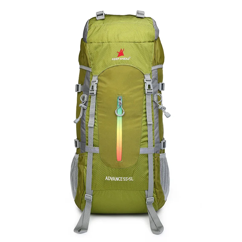 Открытый водонепроницаемый рюкзак 50+ 5L большой емкости унисекс треккинг Molle Рюкзаки Сумка Сверхлегкий складной путешествия Softback - Цвет: Light Green