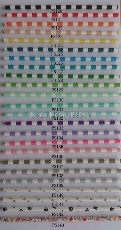 paper straw color 6