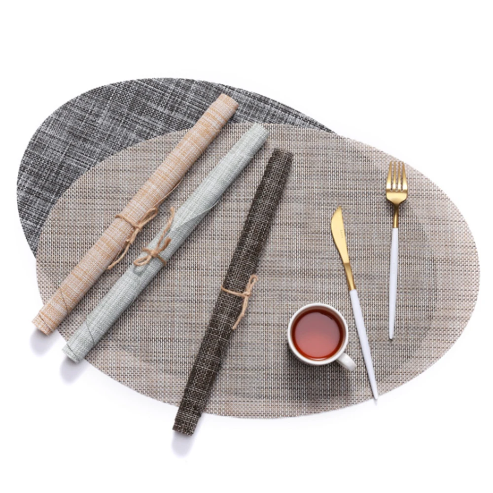 

Home Decor Heated Isolation Pad Table Doormat Place Mat Doormats Oval Design Table Kitchen Pad Coaster Accessories