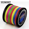 NEW Lure line Weaving net 300M 500M 1000M Multicolour PE Braided Wire 4 Strands Multifilament Japanese Fishing Line ► Photo 2/6