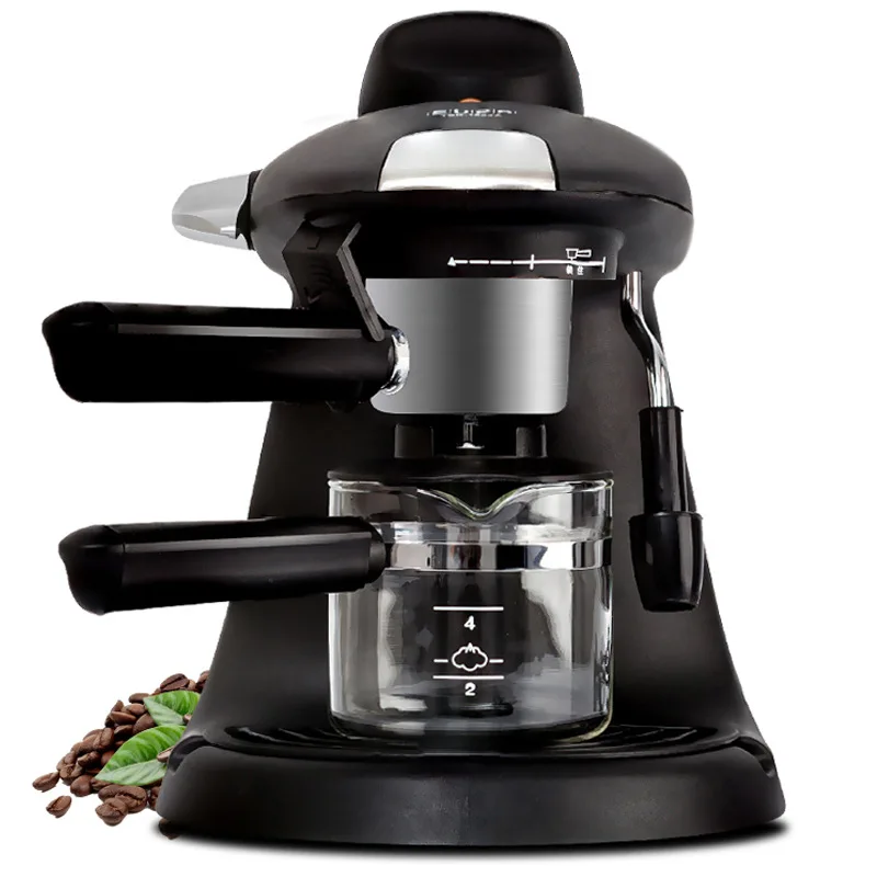 

Mini Semi-Automatic Italian Espresso Coffee Maker High Pressure Steam Milk Foam Bubble Frother Pot Coffee Machine 5Bar Pump