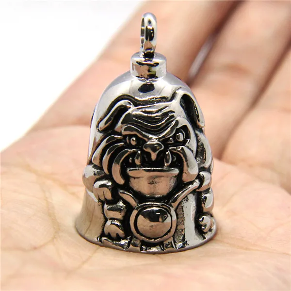 Новинка 2018 мотоциклы для байкеров Mad Dog Biker Bell Подвеска из нержавеющей стали 316