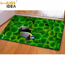 Коврик для двери HUGSIDEA, напечатанный ковер, войлок, противоскользящая накладка из полиэстера, спальня, добро пожаловать, резиновый коврик, коврики, устойчивые к коррозии, коврик для пола