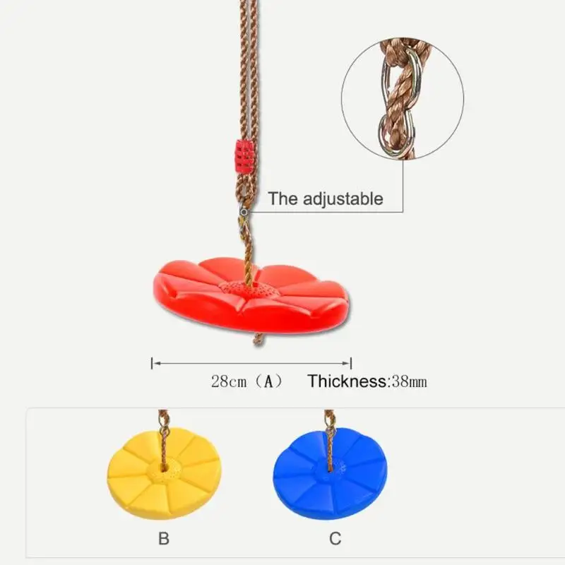 Детская качели дисковая игрушка сиденье Детская движущаяся круглая веревка качели на открытом воздухе детская площадка подвесная садовая игра развлечения