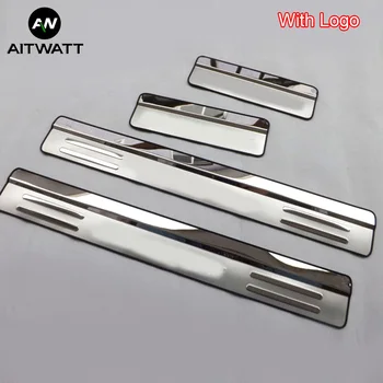 

Fit For Honda Crosstour 2011-2016 Stainless Steel Door Sill Scuff Plate Cover Car Sticker Styling Trim Guard Protector Door Sill
