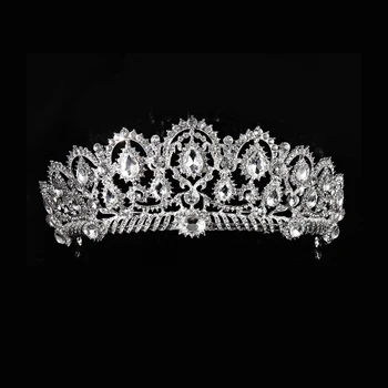 

Bridal Crystal Tiara Rhinestone Crown Jewelry Decoration for Wedding Engagement