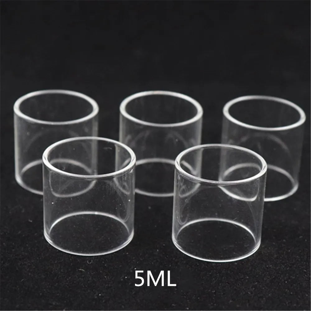 

5PCS YUHETEC Replacement Glass TUBE for Vaporesso Cascade Baby Subohm Tank 5ml/2ml