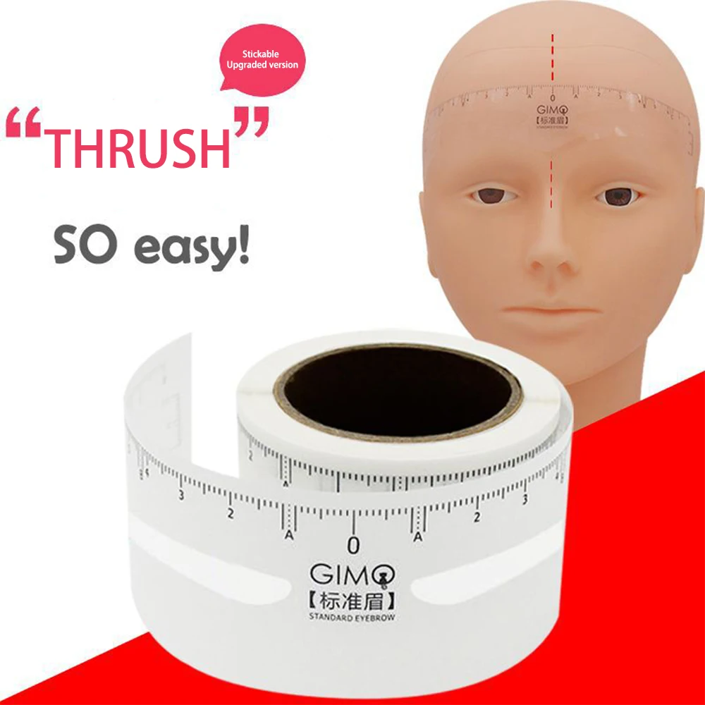 

Disposable Eyebrow Stencil Make Up Eye Template For Eyebrow Drawing Beauty Tools In 50pcs Per Roll