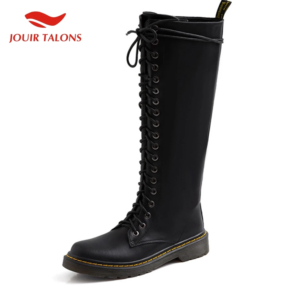 

genuine cow leather Add Fur Warm Boots Woman Shoes zipper chunky heels knee high Boots Female shoes woman riding boots