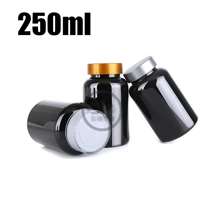 20ml 250ml Black Bottles, Medical Bottle, Powder Bottles, Plastic
