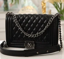 Le 30 And Get Free Shipping On Aliexpress 2018 Top Quality Women Handbags Luxury Designer Le Boy Brand Crossbody Bags Woc Chain Lambskin Shoulder
