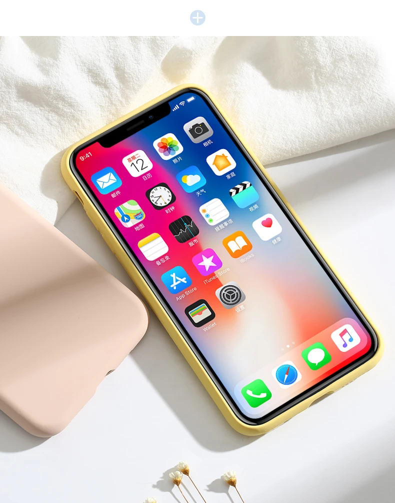 Мягкий Летний жидкий силиконовый чехол для iPhone X XR XS Max 8 7 6 6S Plus 11 Pro резиновый противоударный чехол защитный чехол s