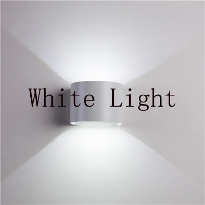 Квадратная Арка светодиодный настенный светильник на открытом воздухе Водонепроницаемый IP65 крыльцо сад настенный светильник для дома Бра декоративная подсветка для дома лампа 85-260 V - Испускаемый цвет: Холодный белый