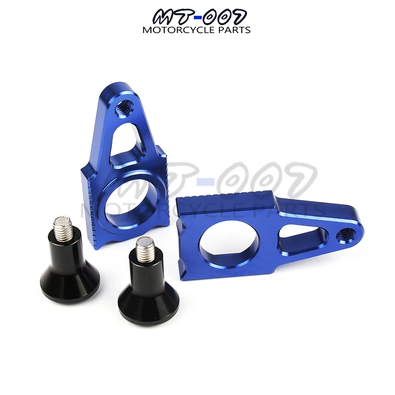 

CNC Rear Axle Blocks Chain Adjuster With Spool Slider Bolts Device For YAMAHA YZ125/250 YZ250F YZ450F YZ250X YZ250FX WR250 WR450