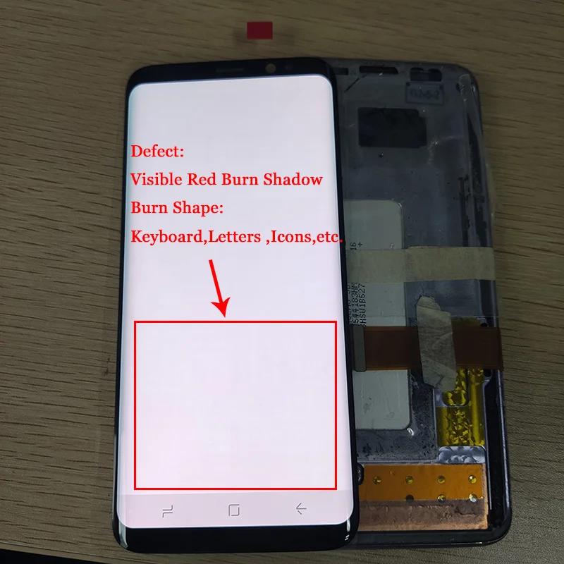 Протестированный ЖК-дисплей для samsung S8 G950 G950U G950F S8 Plus G955 G955F ЖК-дисплей+ кодирующий преобразователь сенсорного экрана в сборе с рамкой