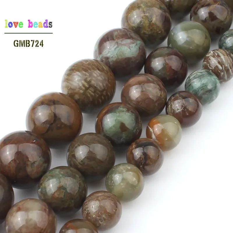 

Love Beads New Generation Snake Stone Beads Diy Bracelet Jewelry Making 15 Inch 6/8/10mm