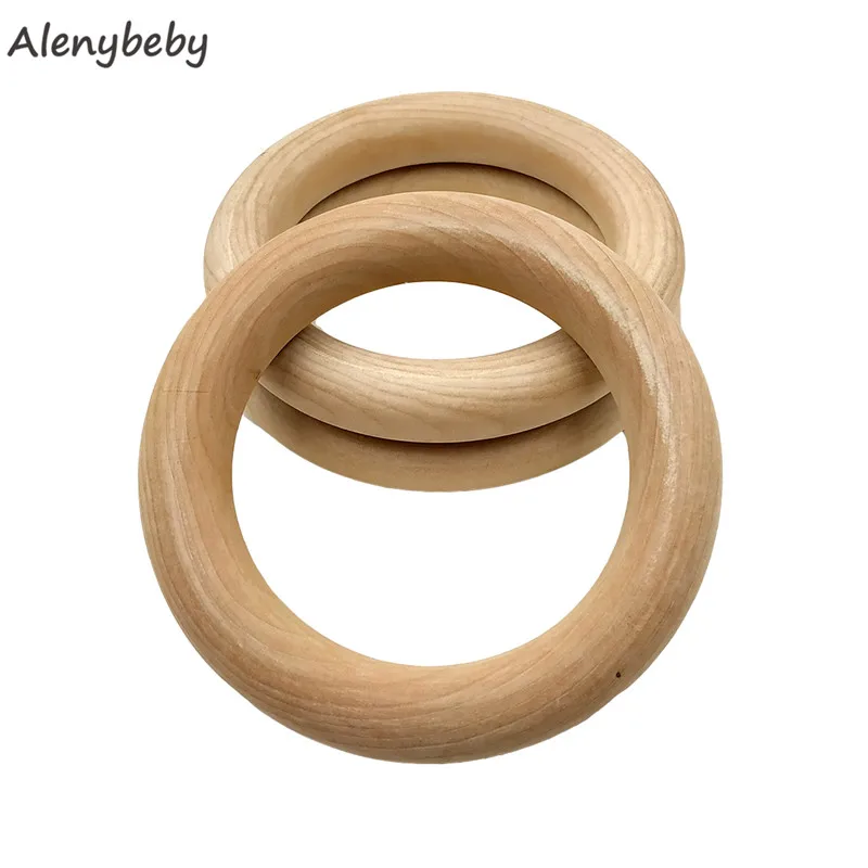 wooden baby teething rings