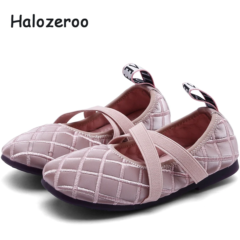 

2019 Autumn New Kids Bow Shoes Baby Girls Princess Shoes Children Pink Ballet Flats Brand Pu Leather Shoes Sweet Soft Mary Jane