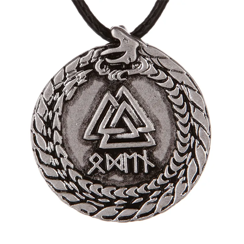 1pc Viking Valknut Rune Charm Dragon Symber Totem Collier Best Friend Choker Necklace | Украшения и аксессуары