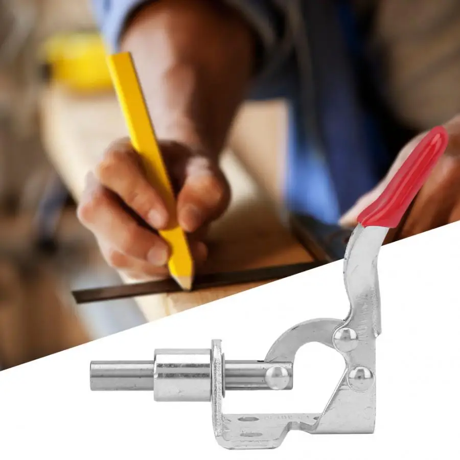 

4pcs Professional Stainless Steel Push-pull Type Handle Quick Toggle Holding Clamp Tool woodworking tools carpentry