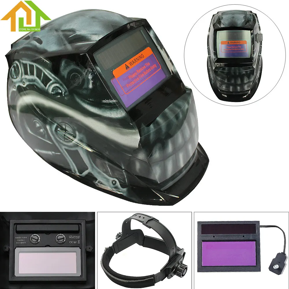 

WS-9000 Adjust Solar Auto Darkening TIG MIG Grinding Welding Helmets/ Weld Cap/Electric Welding Mask/Face Mask