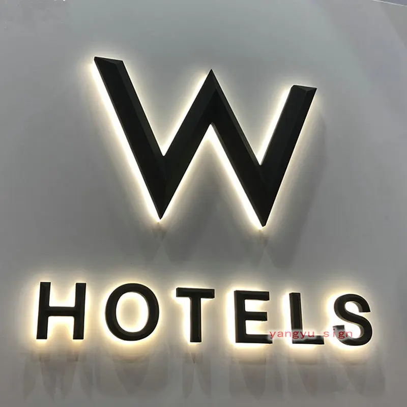 US $200.00 3D custom restaurant letters store led sign