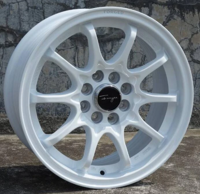 15 Inch White 15x7.0 4x100 4x108 Car Aluminum Alloy Wheel Rims Fit For