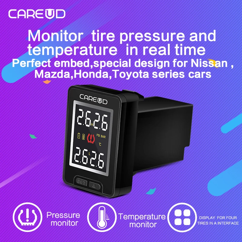 Для Honda CAREUD U912 Автомобильная электроника Беспроводная система мониторинга