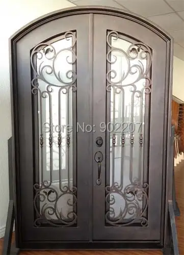 Us 2500 0 Wrought Iron Door Covers Modern Wrought Iron Doors In Doors From Home Improvement On Aliexpress
