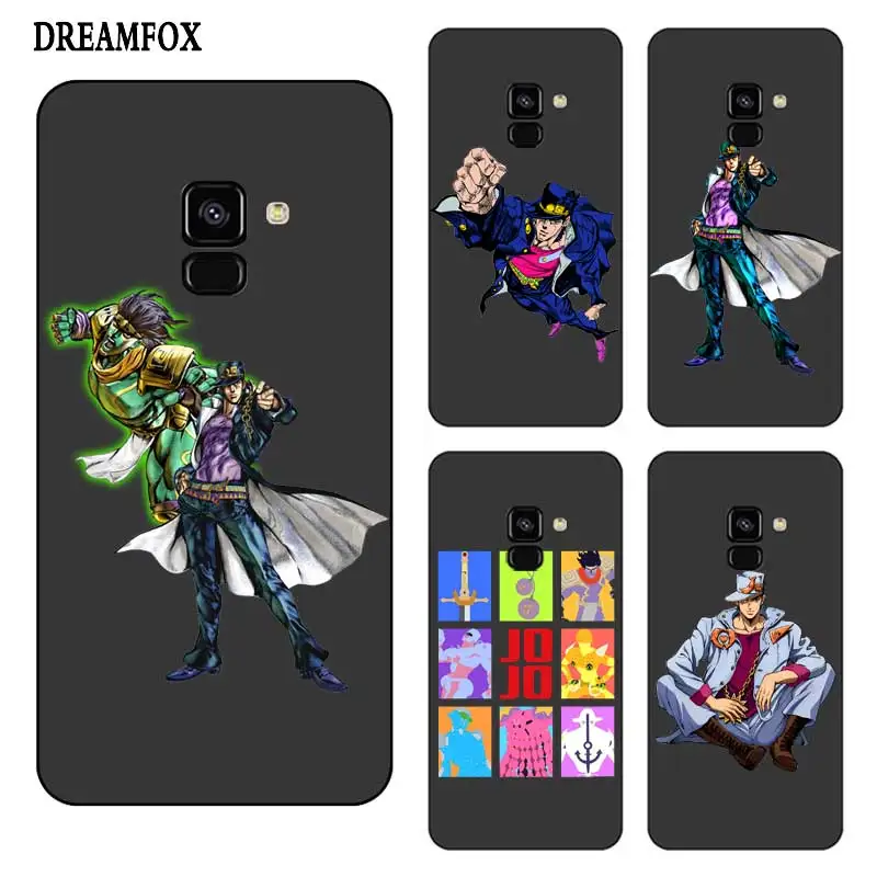 

P104 Jojo Bizarre Adventure Black Silicone Case Cover For Samsung Galaxy J2 J3 J4 J5 J6 J7 J8 Pro Plus Prime 2018 2017