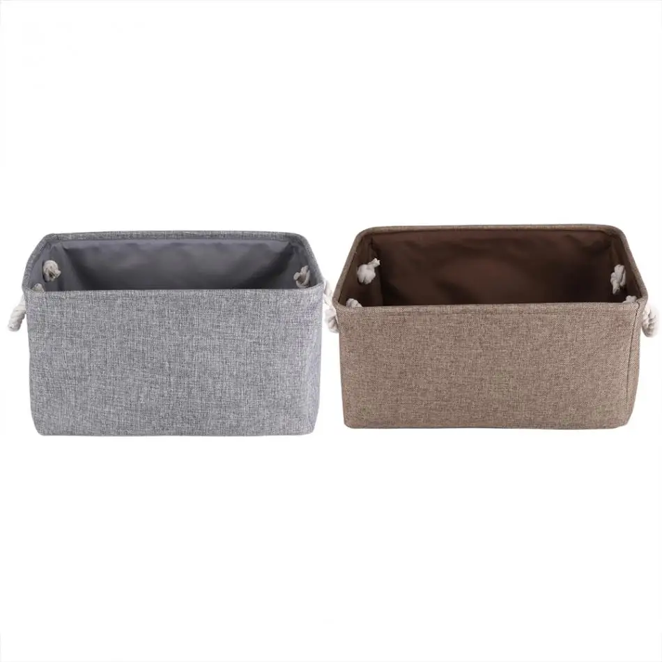 

Storage Bin Basket Toy Clothes Towel Laundry Makeup Box Storage Basket Office Desk Container Holder Organizer