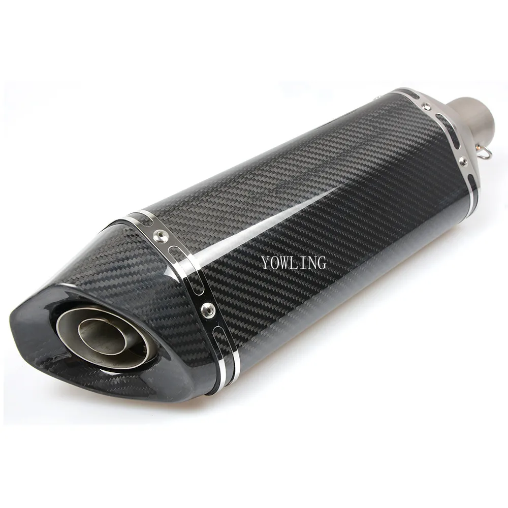 De fibra de carbono Real de Escape silenciador de Escape DB asesino para Honda NC700X NC700S NC700D Integra CBR 500R CB 500F 500X