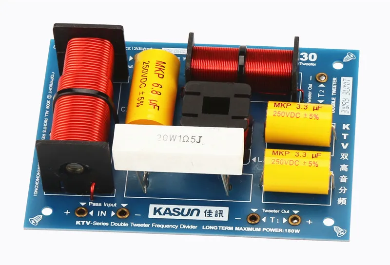 

professional KTV Speaker Frequency Divider/Crossover 3 way 3 Unit Filter 3400HZ made by hongkong kasun KTV-230C