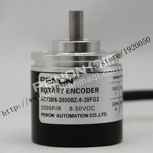 

ACT38 / 6-2000BZ-8-30FG2 rotary encoder 2000 pulses 6mm outer diameter of 38mm shaft diameter
